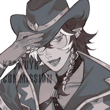 b&amp;w icon commission